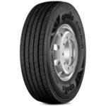 لاستیک سنگین آپولو گل عقب سایز 315/80R22.5 مناسب کامیون و تریلی، نمای نزدیک از آج پهن و دیواره تقویت‌شده