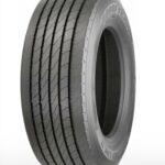 لاستیک گودیر سایز 385/65R22.5 لوگزامبورگ، مناسب کامیون و تریلی، نمای نزدیک از آج و دیواره