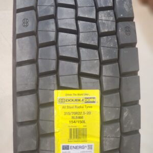 لاستیک تایر سایز ۳۱۵/۷۰/۲۲.۵ برند Double Queen تایلند با گل عقب مخصوص تریلی و کامیون سنگین